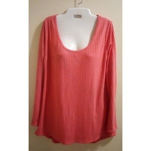 Lularoe coral long sleeve shirt